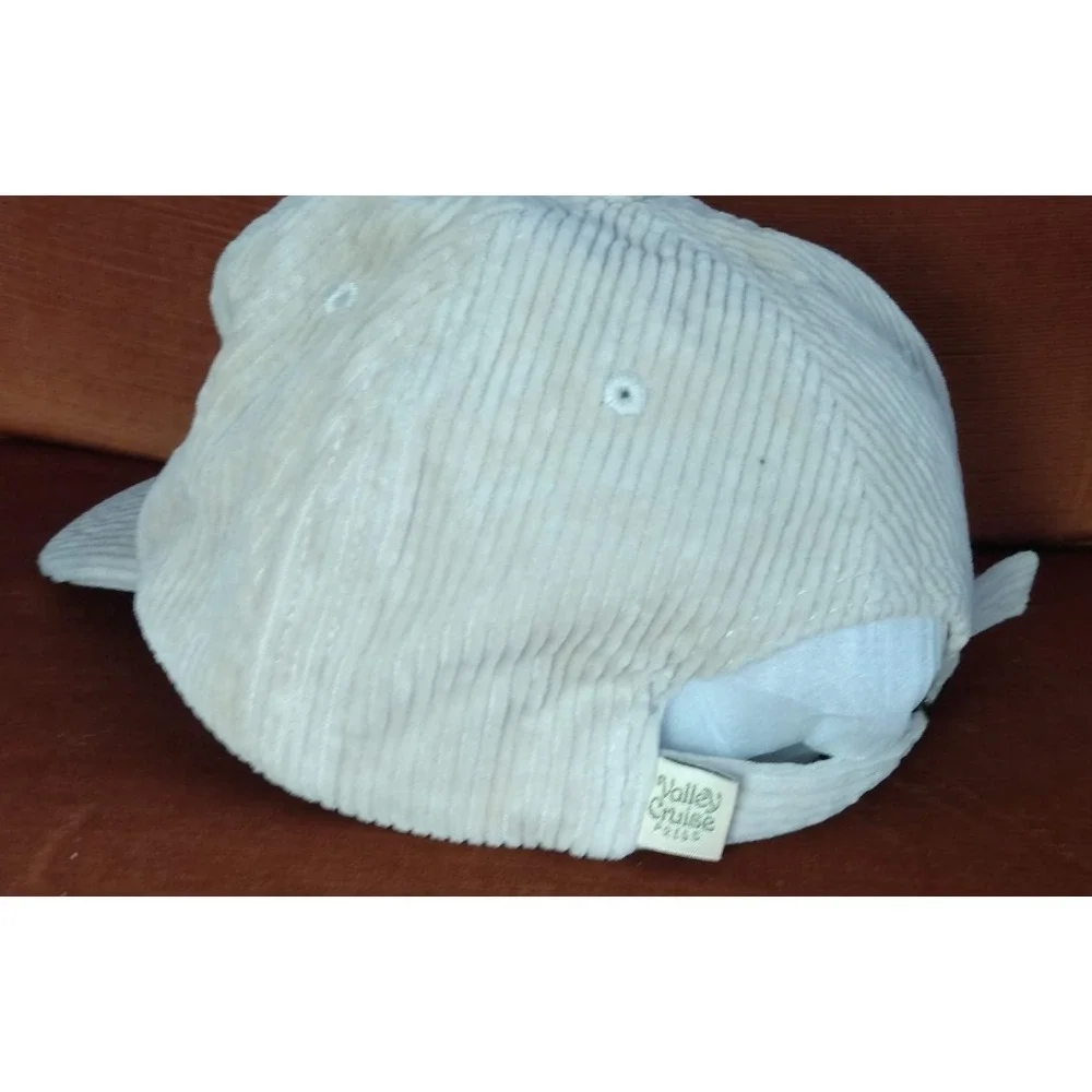 MUSHROOM Fungi Beige CORDUROY Strapback 5-Panel Nature Hat‎ Valley Cruise Press